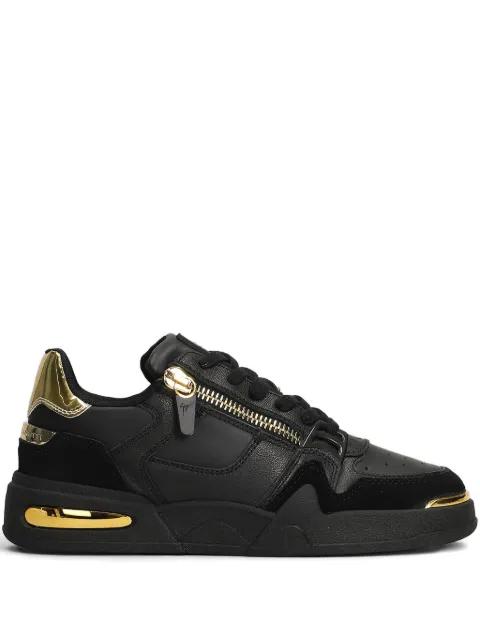 zip-detail leather sneakers by GIUSEPPE ZANOTTI