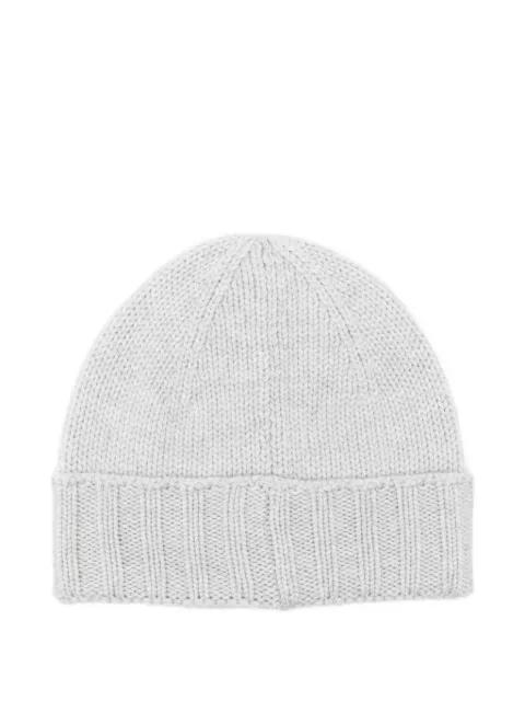 ribbed-brim beanie by GIUUNO