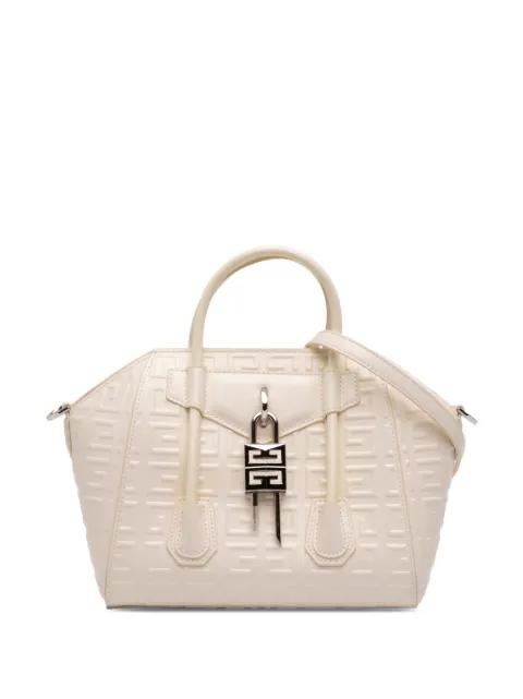 2021 Mini Calfskin 4G Antigona Lock satchel by GIVENCHY 
