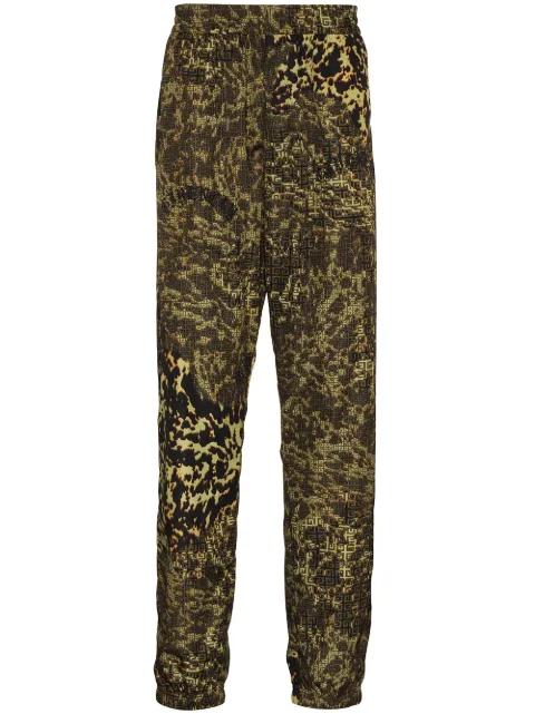 4G animal-print track pants by GIVENCHY