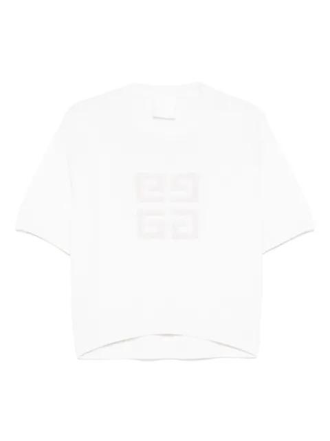 4G-detail cashmere top by GIVENCHY