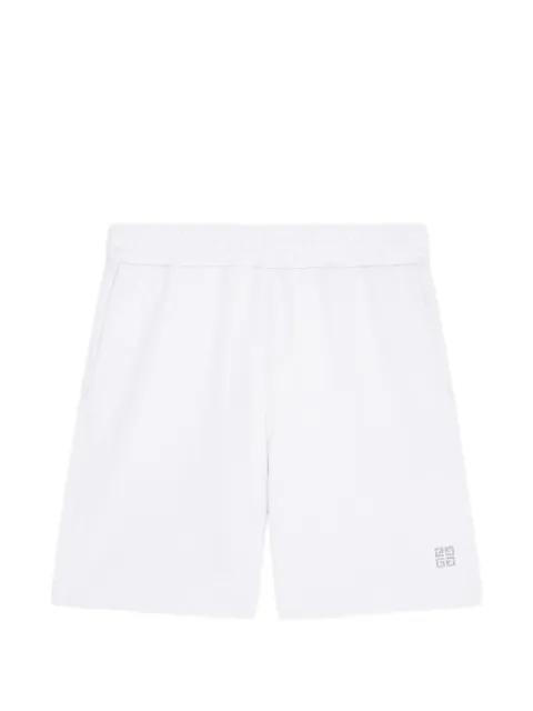 4G-embroidered cotton shorts by GIVENCHY