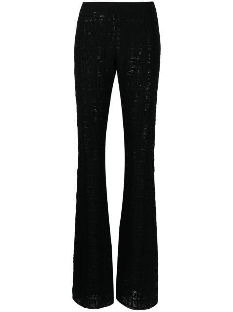 4G jacquard flared trousers by GIVENCHY