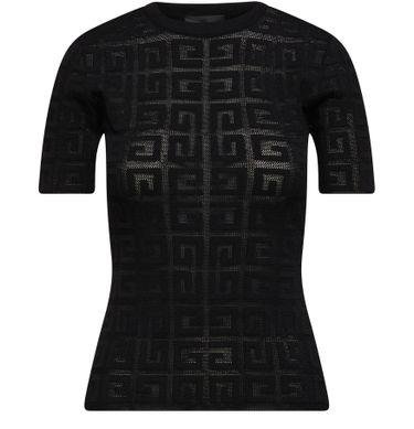 4G jacquard short-sleeved sweater by GIVENCHY