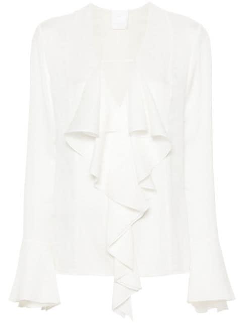 4G-jacquard silk blouse by GIVENCHY