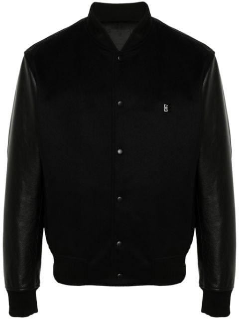 4G logo-plaque bomber jacket by GIVENCHY