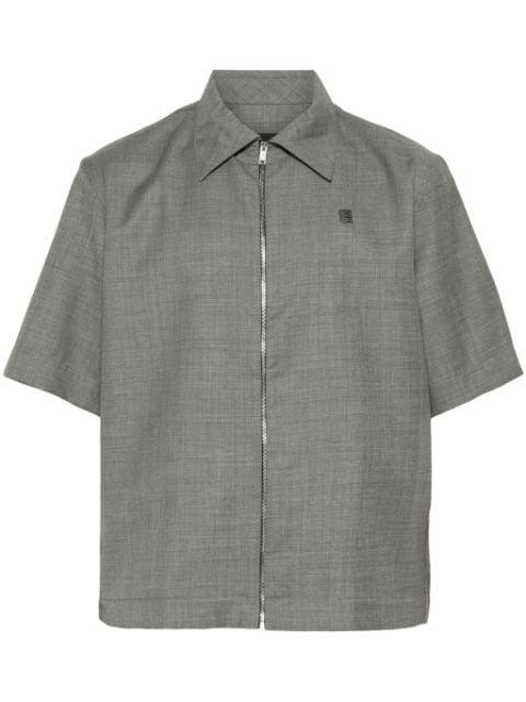 4G-motif wool shirt by GIVENCHY