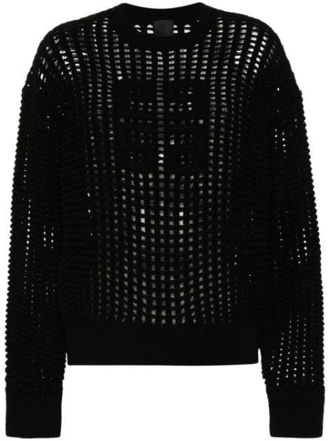 4G open-knit jumper by GIVENCHY
