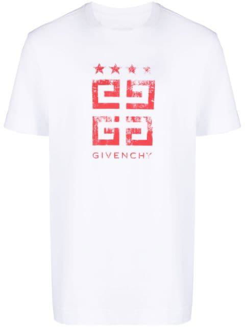 4G-print cotton T-shirt by GIVENCHY