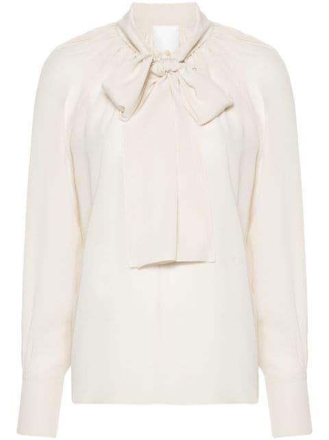 4G silk crepe blouse by GIVENCHY