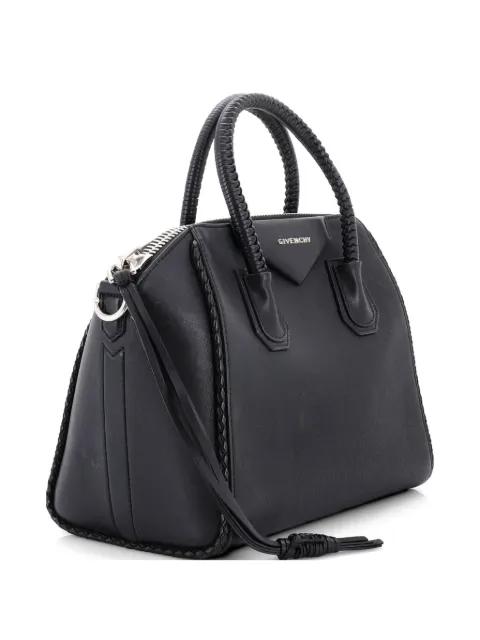 Antigona Bag Leather with Woven Detail Small satchel by GIVENCHY 