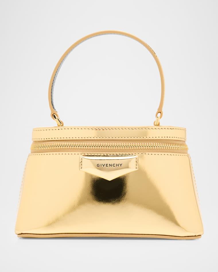 Antigona Metallic Leather Vanity Bag by GIVENCHY
