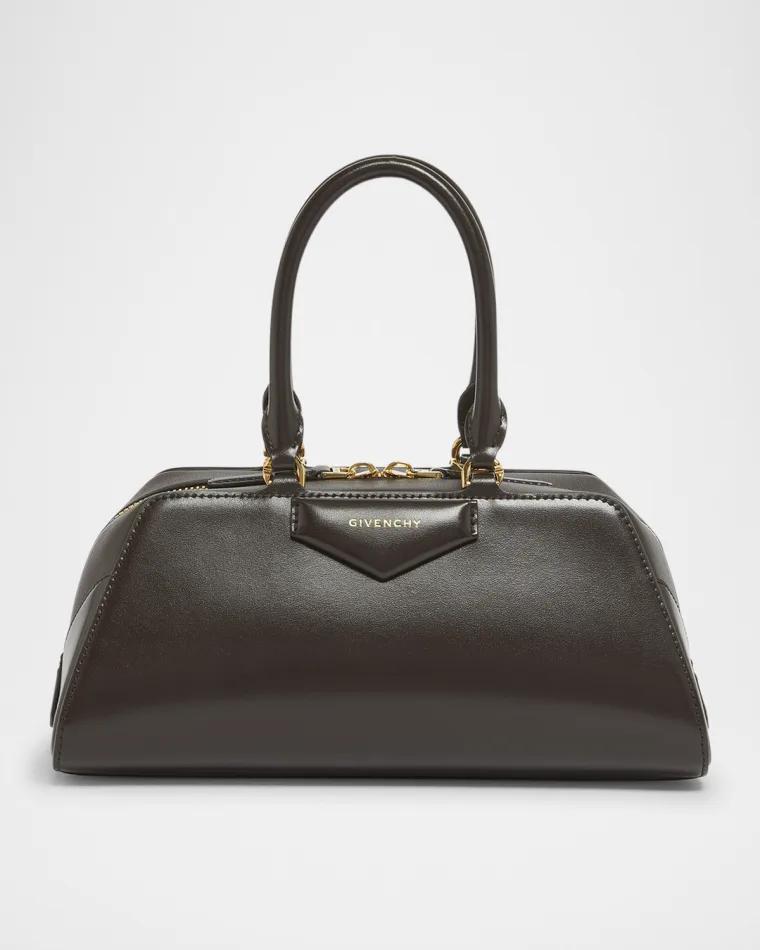 Antigona Small Top-Handle Bag in Leather by GIVENCHY
