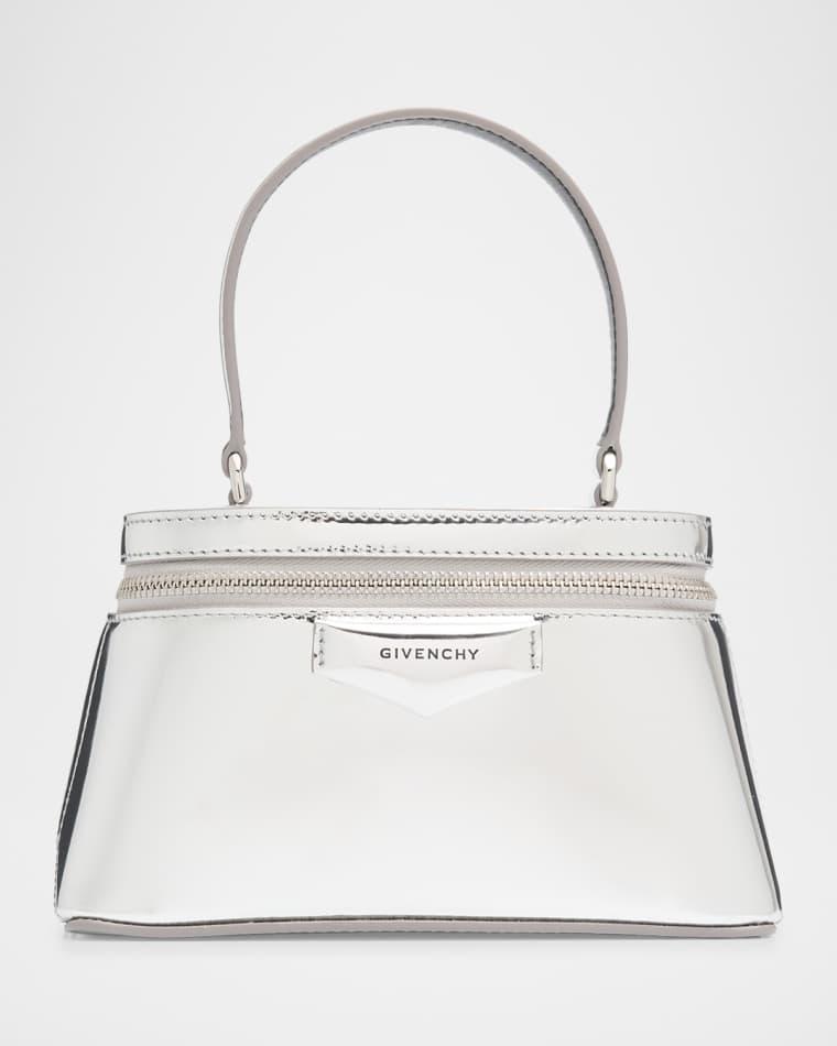 Antigona Top-Handle Vanity Bag in Mirror-Effect Leather by GIVENCHY