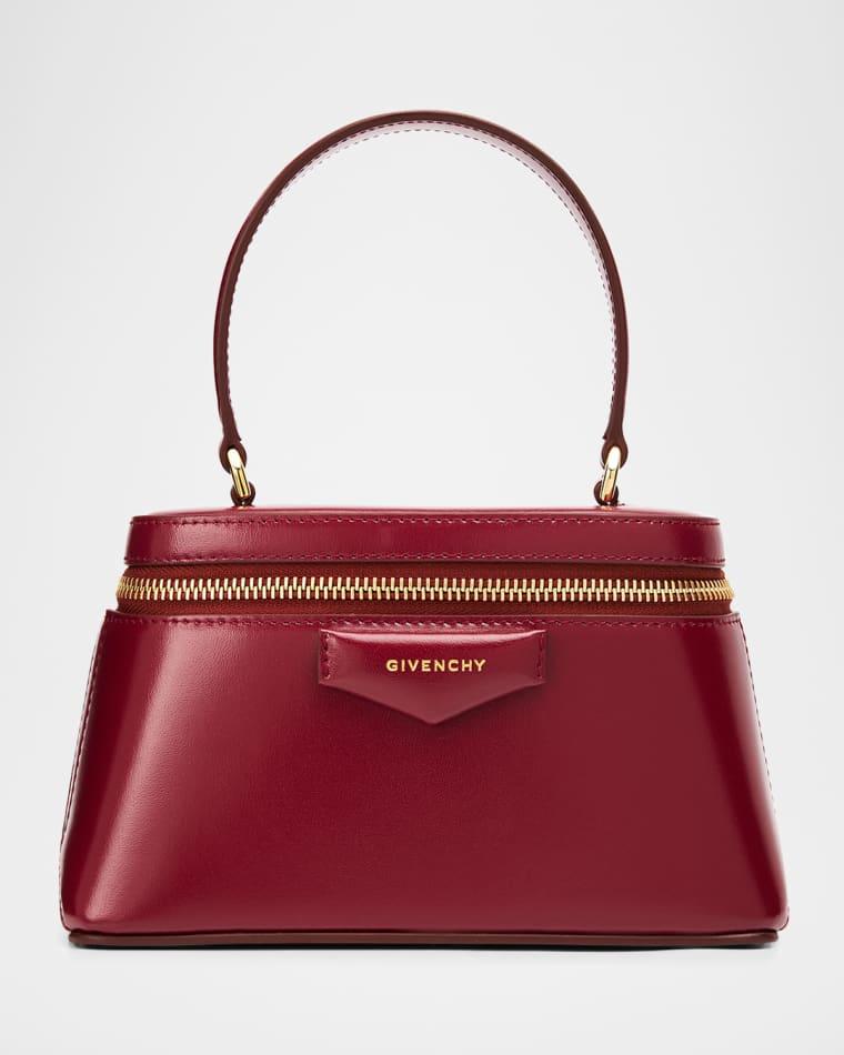 Antigona Vanity Top-Handle Bag in Box Leather by GIVENCHY