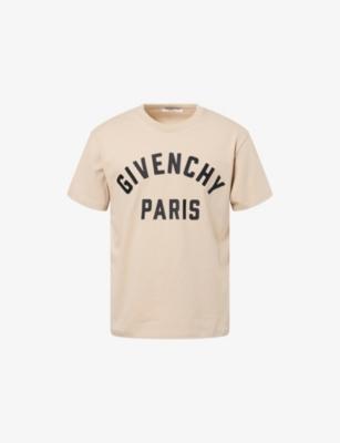Appliqué Logo-Text Cotton T-Shirt by GIVENCHY