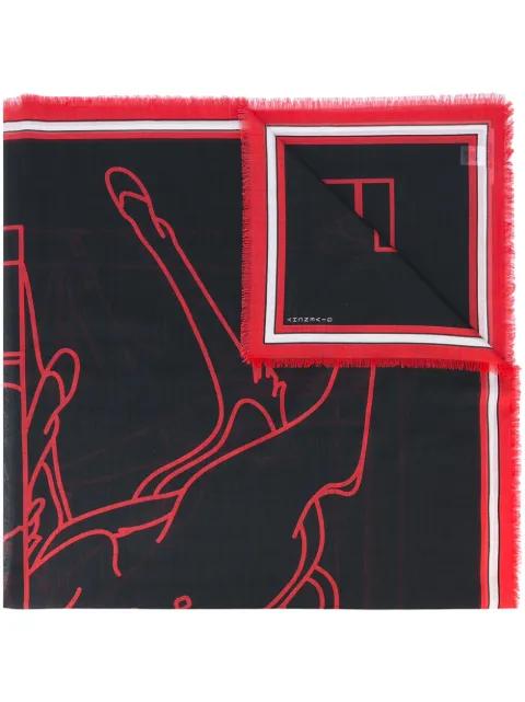 Bambi print scarf by GIVENCHY