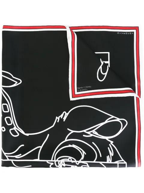 Bambi print scarf by GIVENCHY