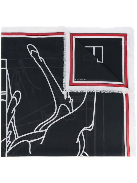 Bambi print scarf by GIVENCHY