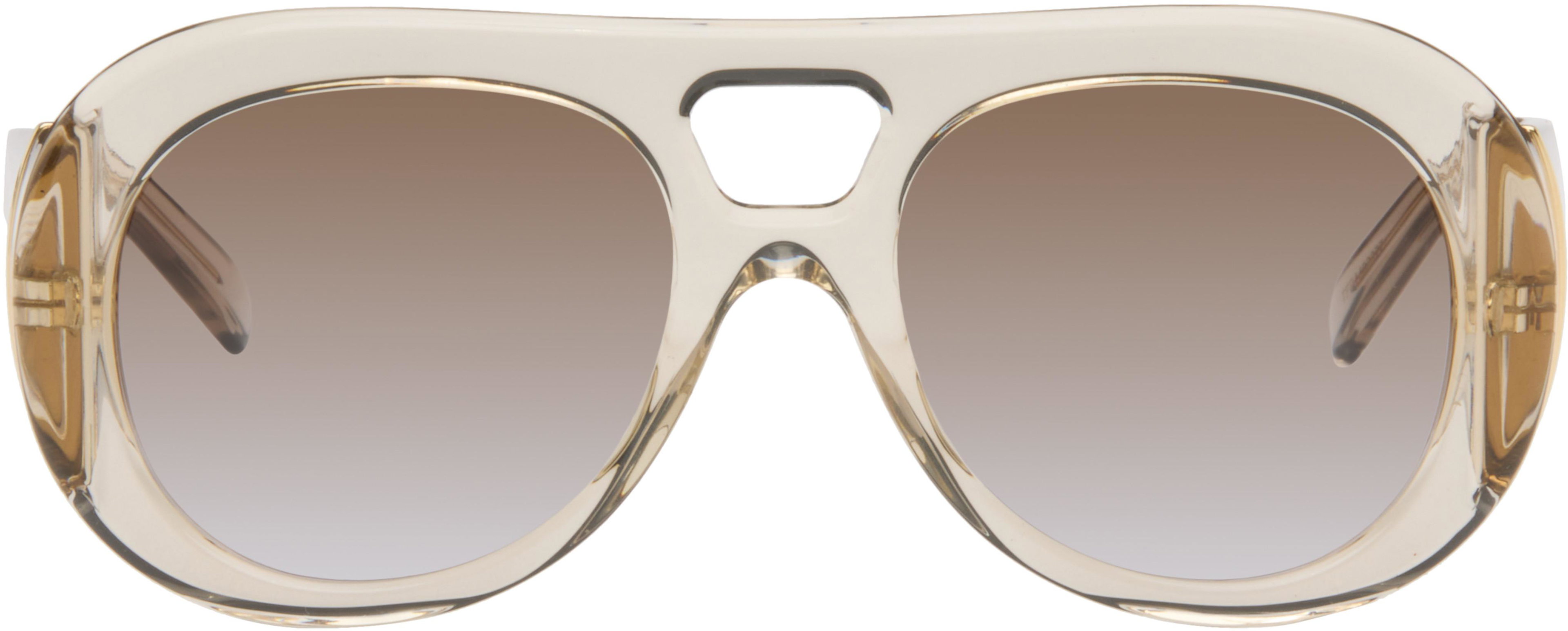 Beige 'GIVENCHY Bold' Sunglasses by GIVENCHY