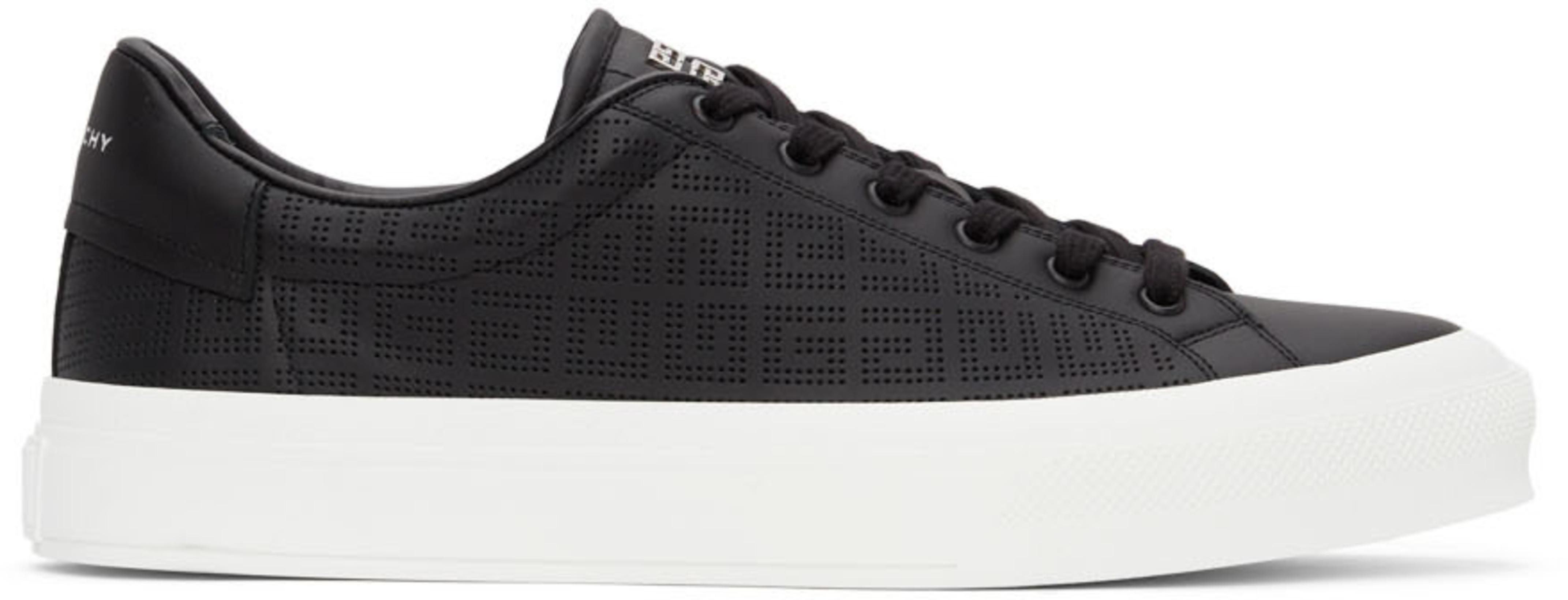 Black 4G Perforated Sneakers by GIVENCHY jellibeans