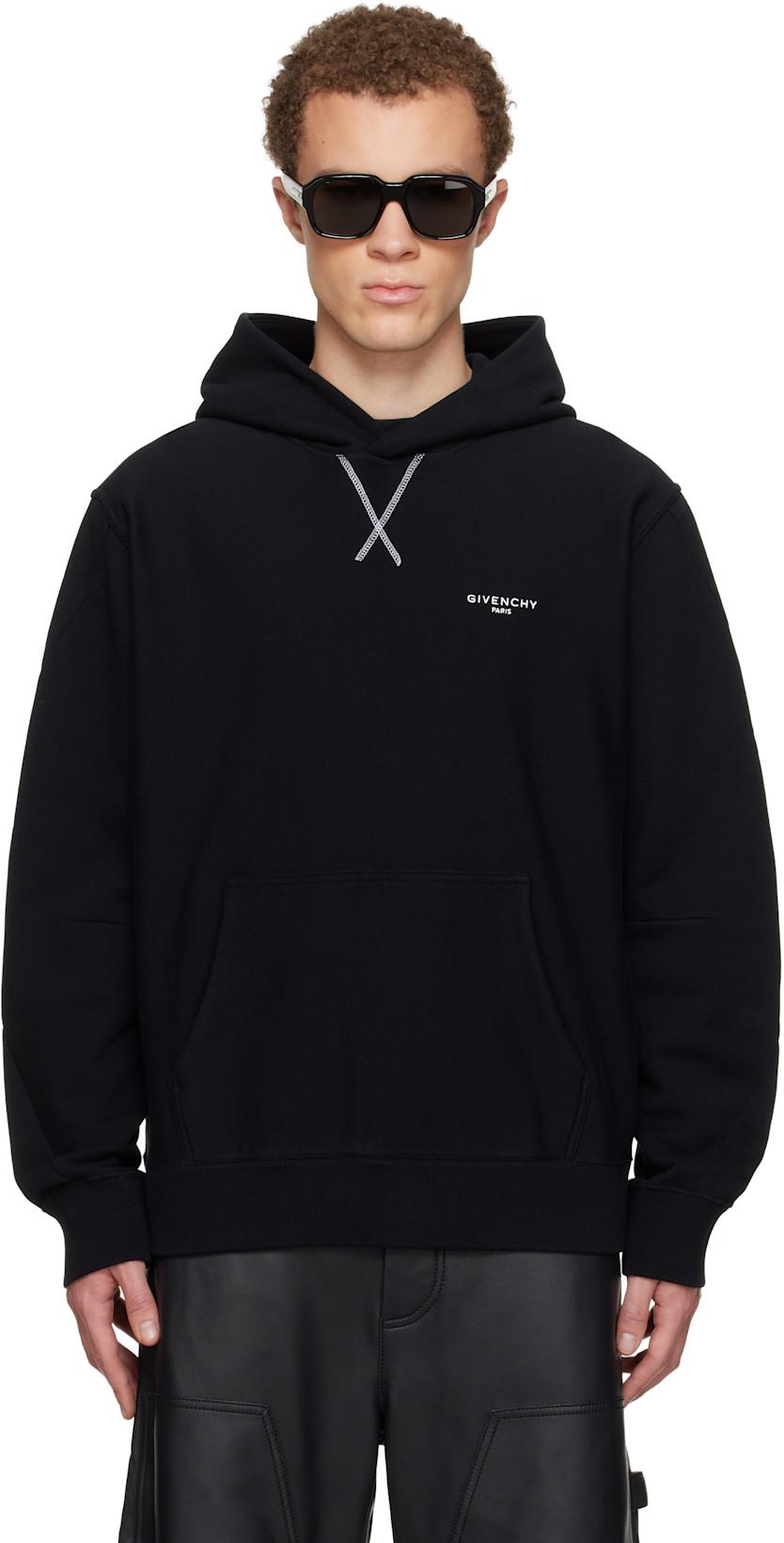 Black Couture Seam Hoodie by GIVENCHY