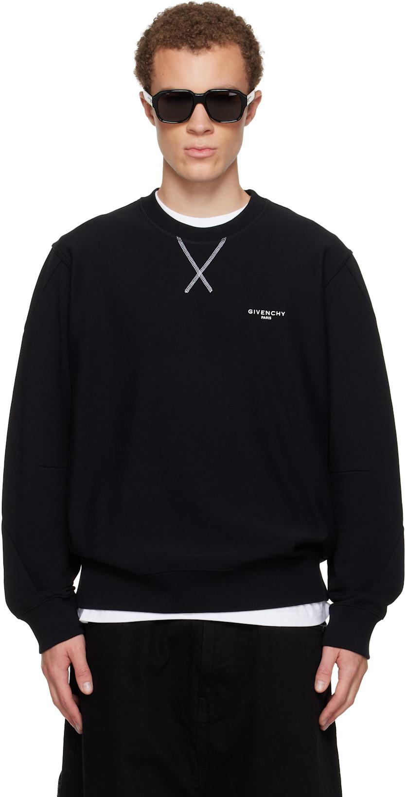 Black Couture Seam Sweatshirt by GIVENCHY