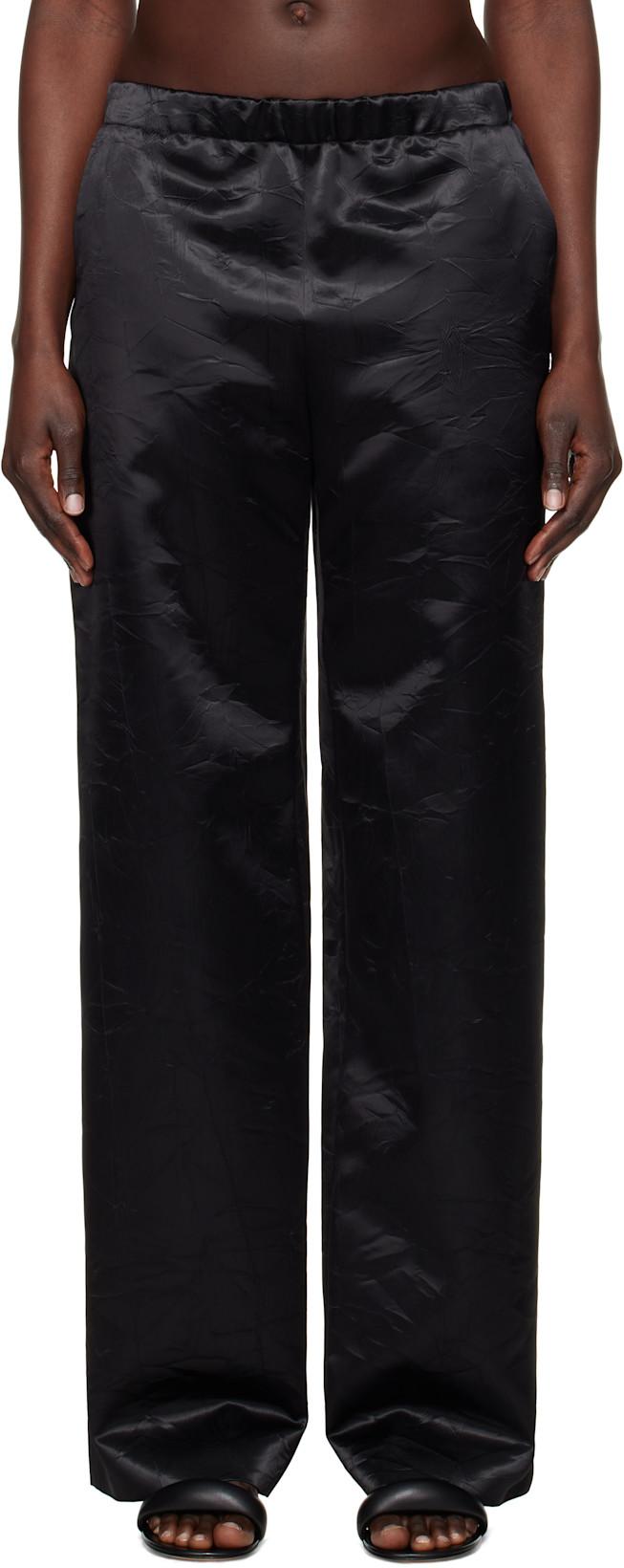 Black Fluid Trousers by GIVENCHY