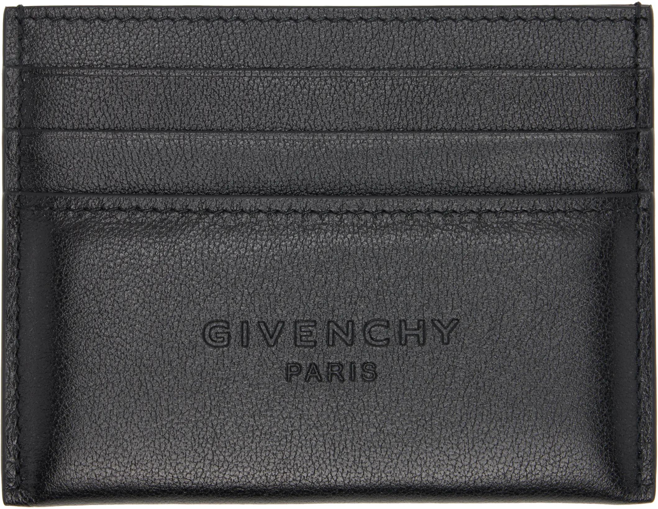 Black Padded Card Holder by GIVENCHY