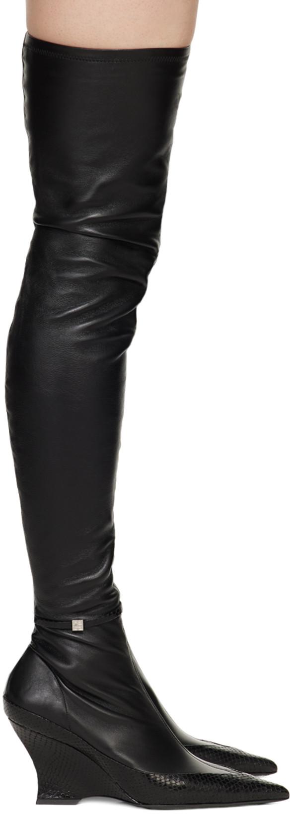 Black Raven Boots by GIVENCHY