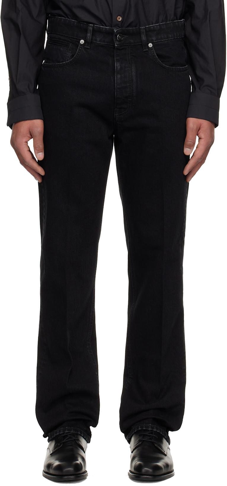 Black Straight Leg Jeans by GIVENCHY