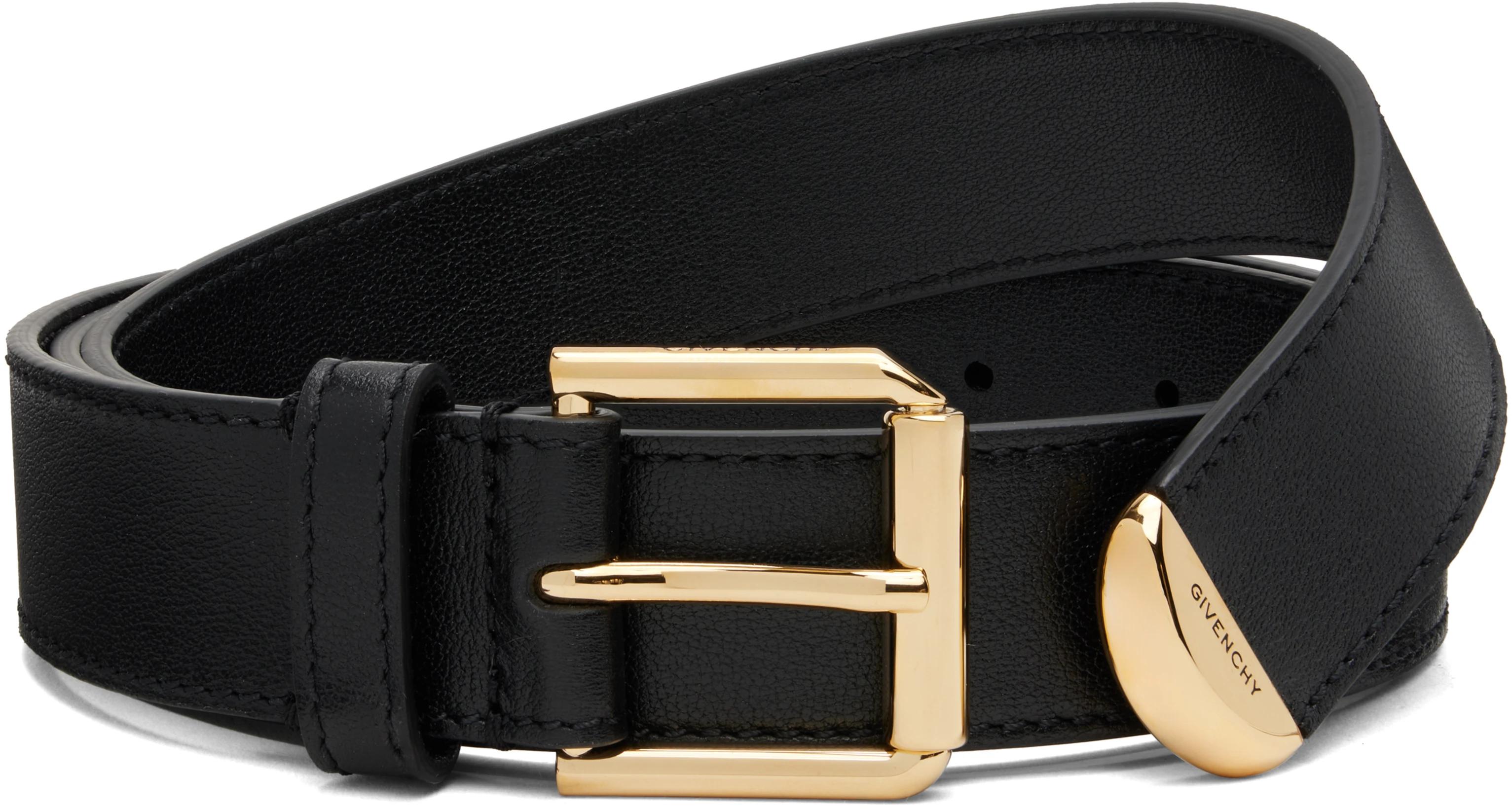 Black Voyou Belt by GIVENCHY