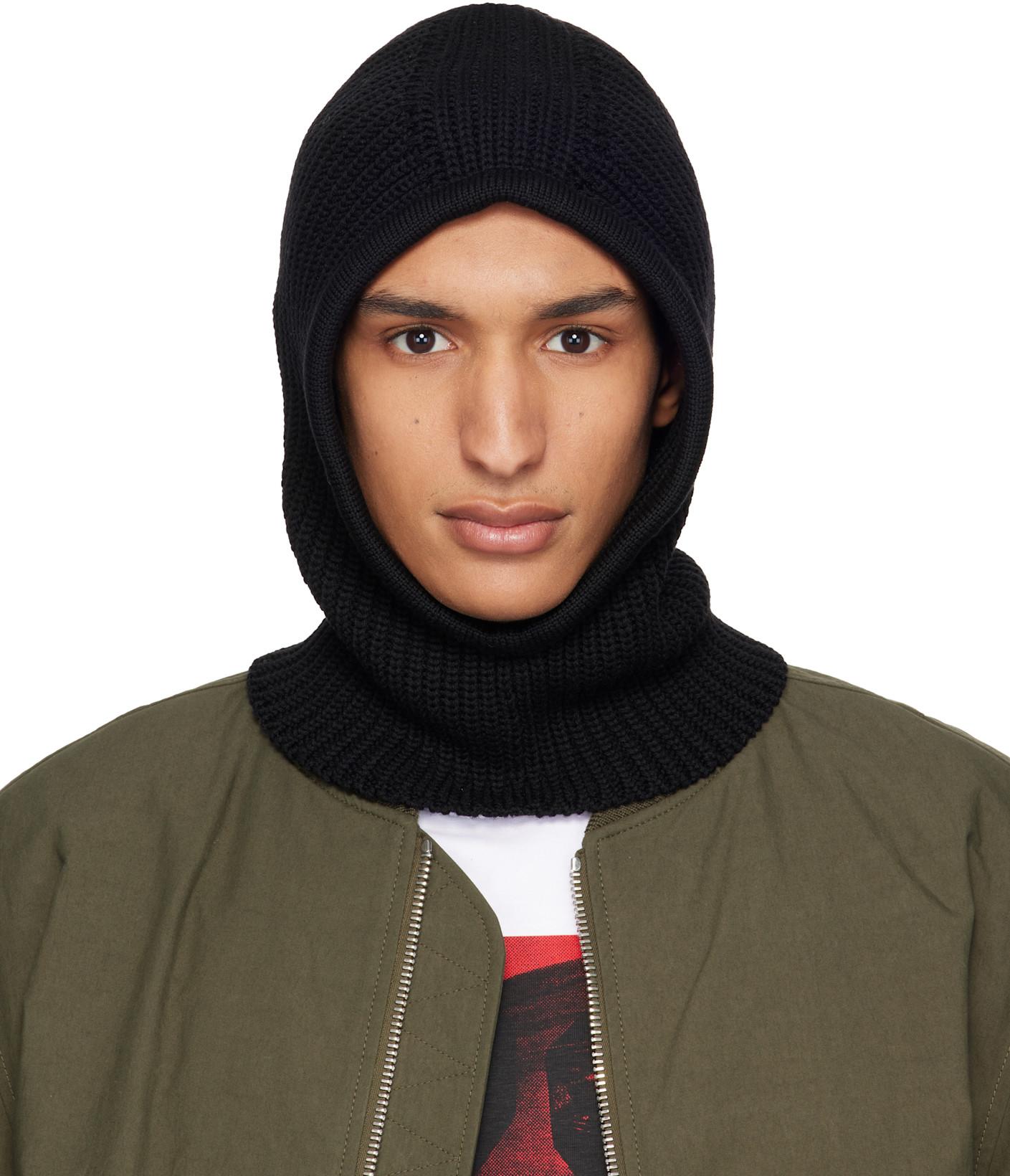Black Wool Balaclava by GIVENCHY