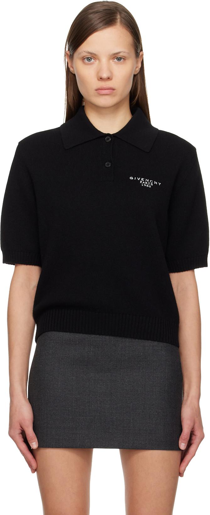Black Wool & Cashmere Polo by GIVENCHY