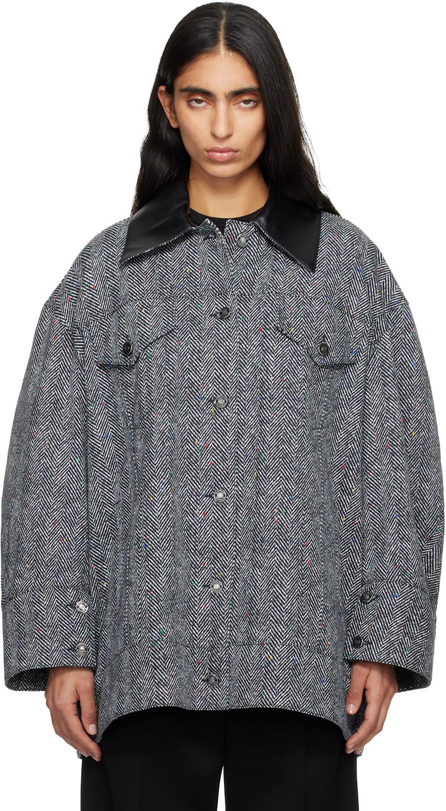 Black & White Utility Jacket by GIVENCHY