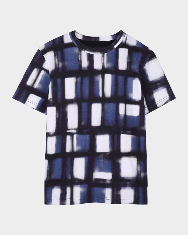 Boy's Abstract-Print Cotton Tee, Size 8-14 by GIVENCHY