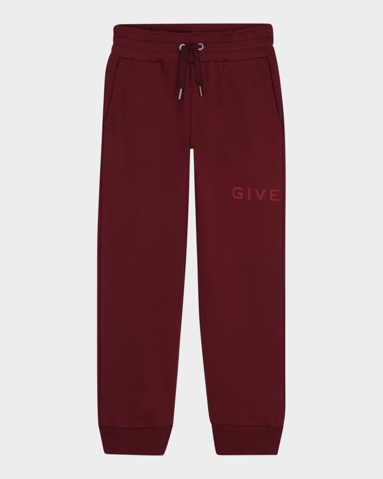 Boy's Classic Logo Jogger Pants, Size 4-6 by GIVENCHY