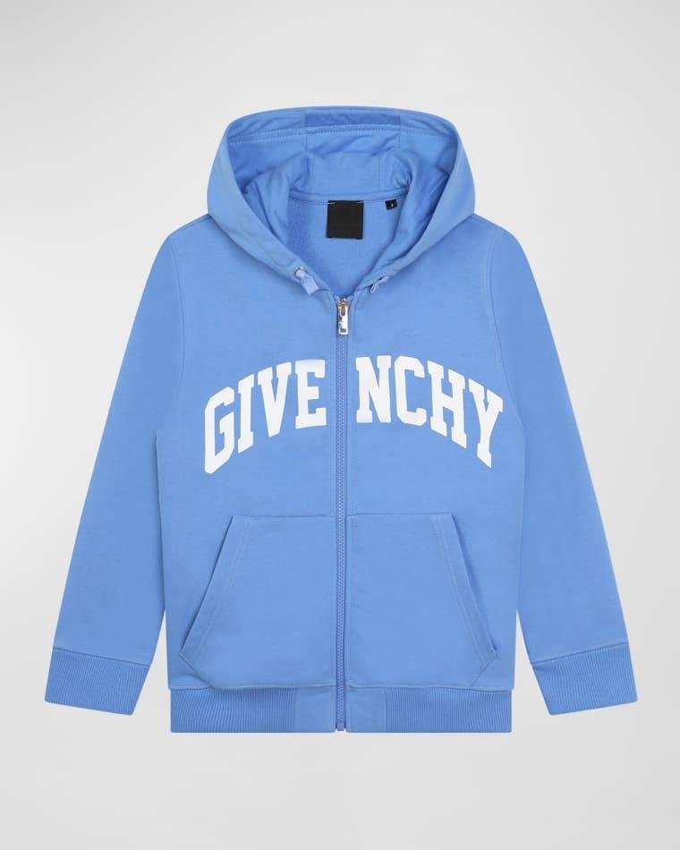 Boy's Hooded Cardigan by GIVENCHY