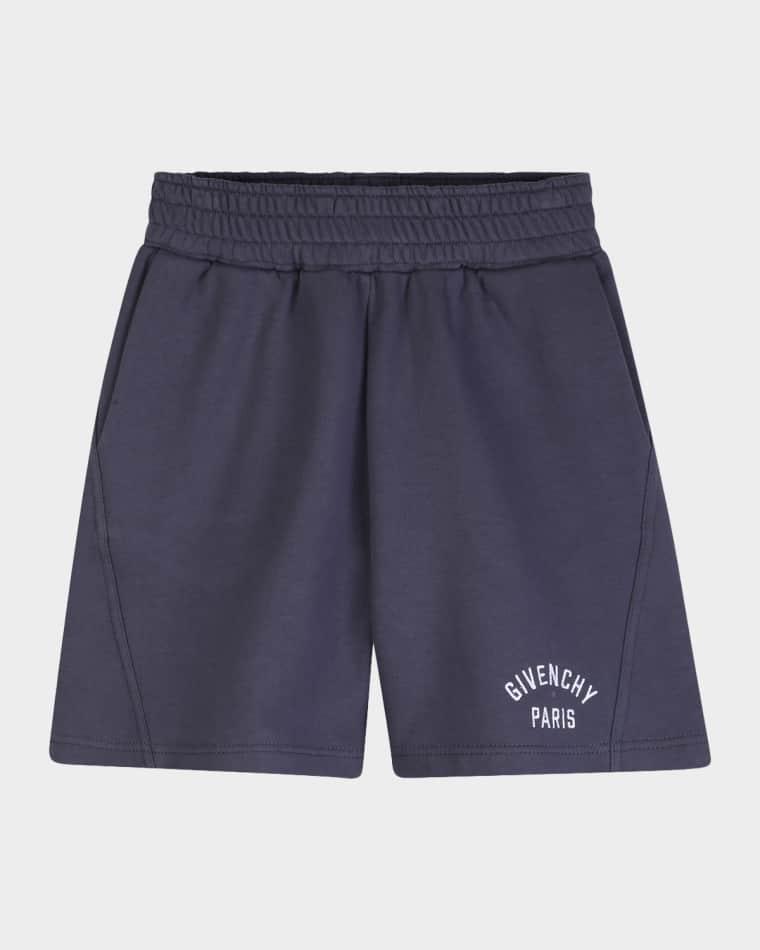 Boy's Logo Cotton Shorts, Size 8-14 by GIVENCHY