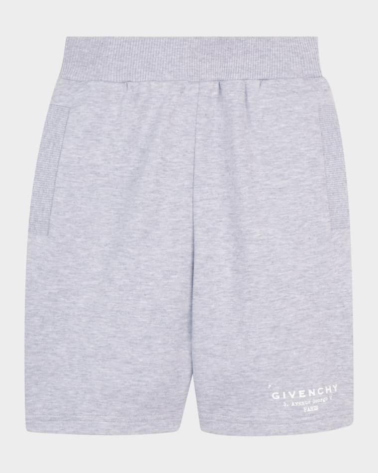 Boy's Logo-Print Knit Shorts, Size 8-14 by GIVENCHY