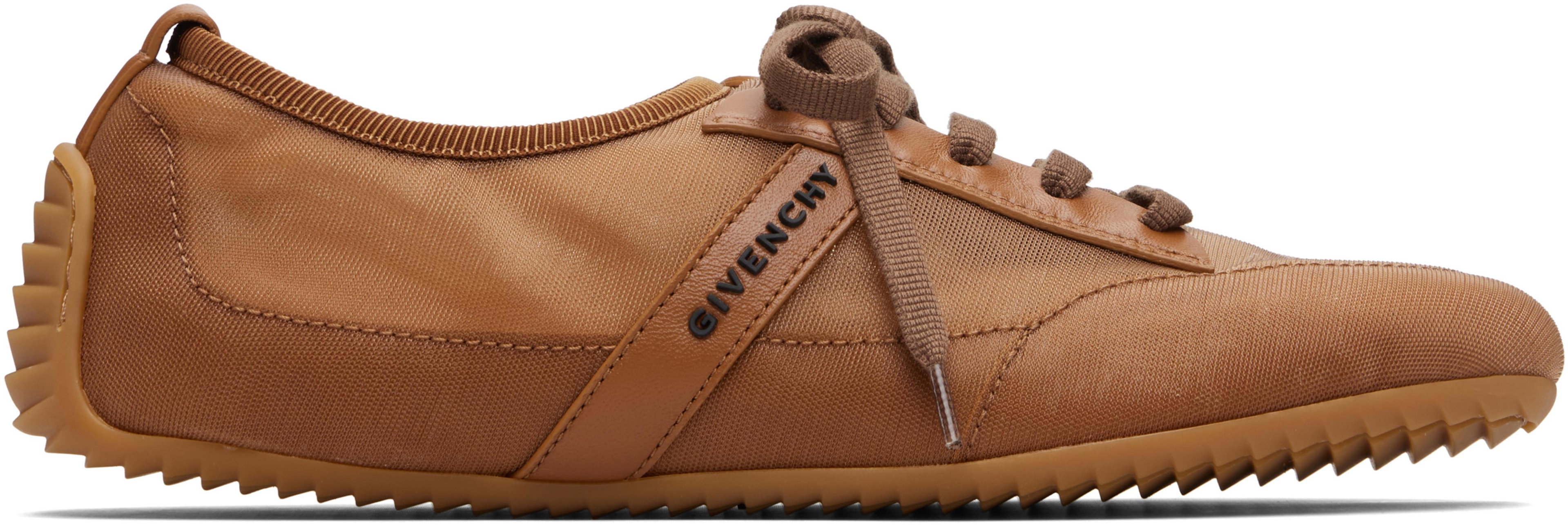 Brown Slim Sneakers by GIVENCHY
