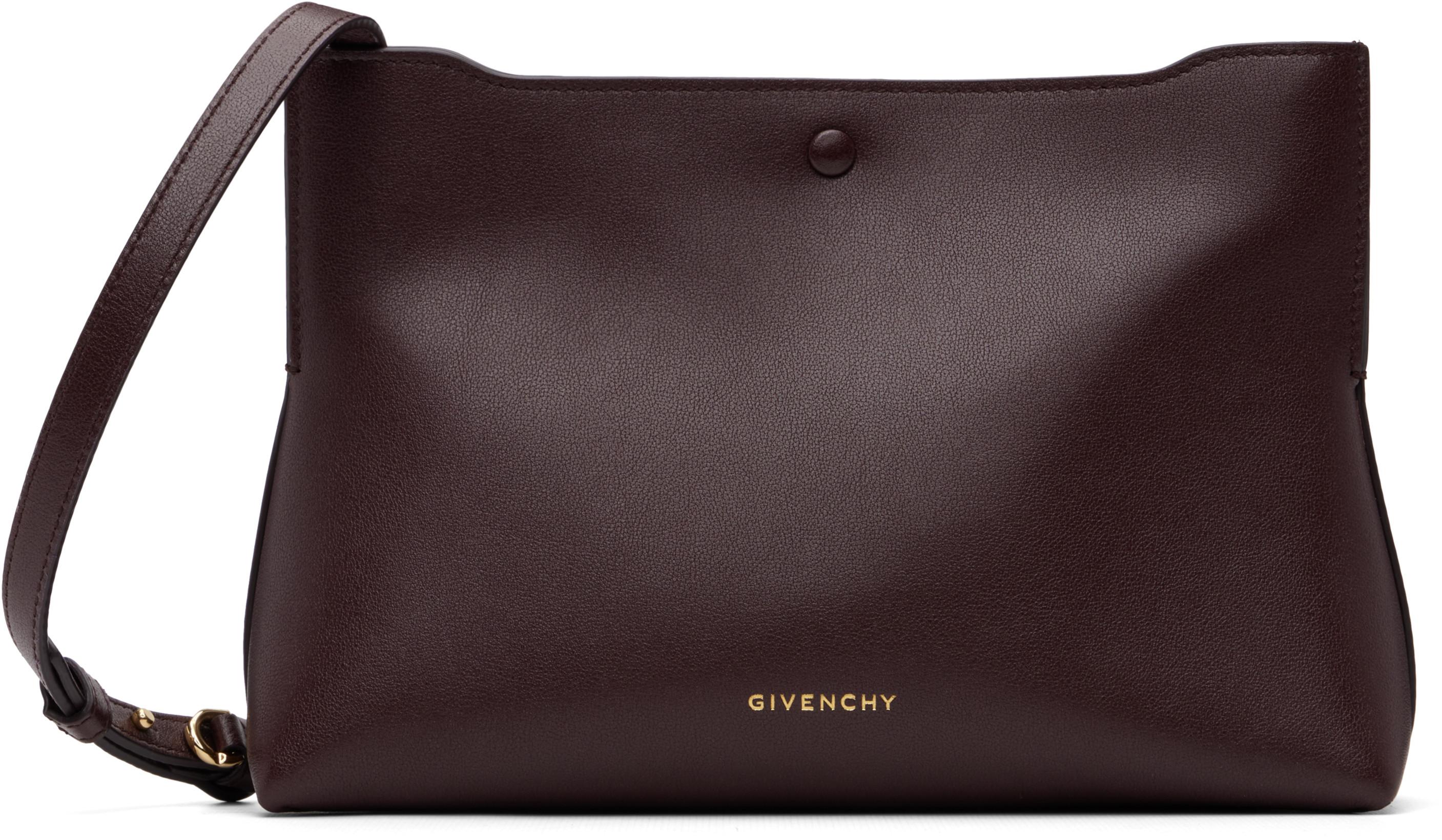 Burgundy Day Pouch by GIVENCHY