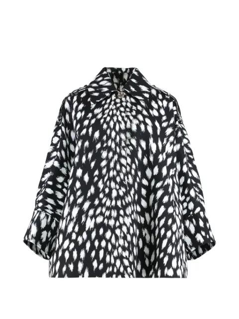Cocoon printed trench coat by GIVENCHY