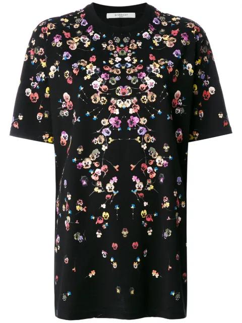 Columbian-fit poppy print T-shirt by GIVENCHY