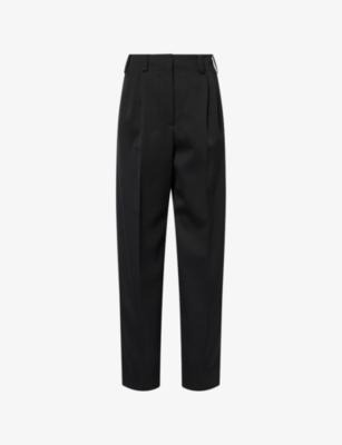 Double-Pleated Tailored Wool Trousers by GIVENCHY