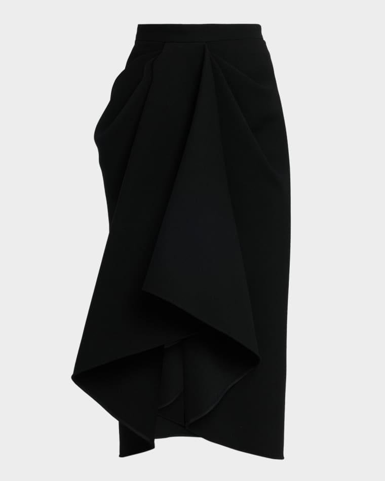 Draped Midi Skirt by GIVENCHY
