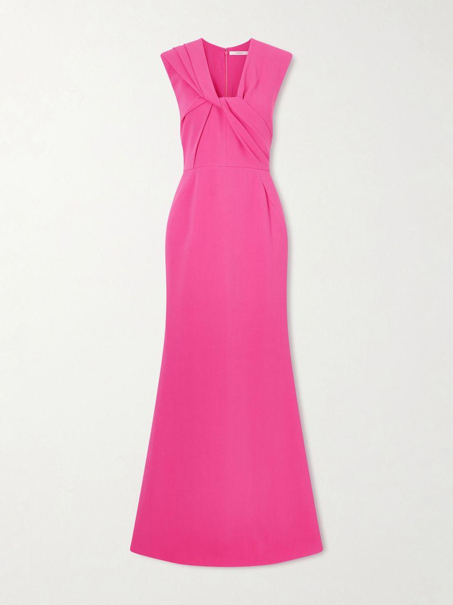 Draped cady gown by GIVENCHY