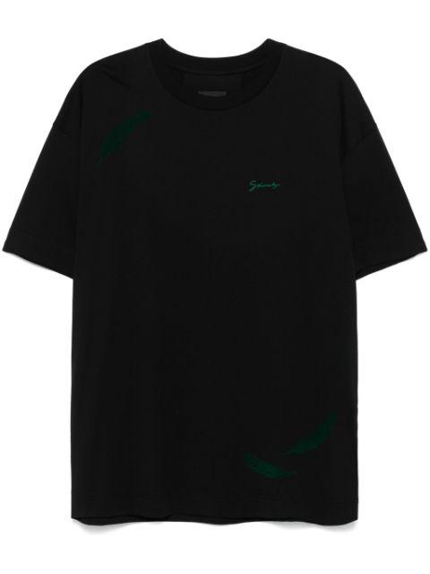 Feathers T-shirt by GIVENCHY