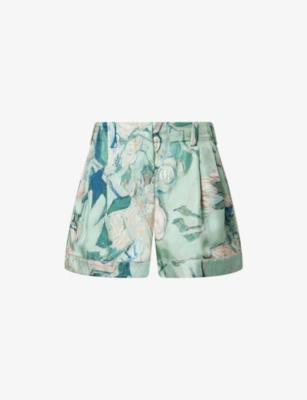 Floral-Print Pyjama-Style Silk Shorts by GIVENCHY
