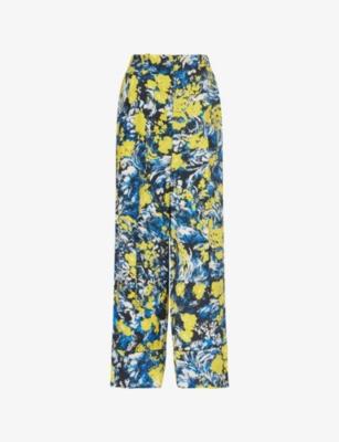 Floral-Print Pyjama Woven Trousers by GIVENCHY Floral-Print Pyjama Woven Trousers by GIVENCHY